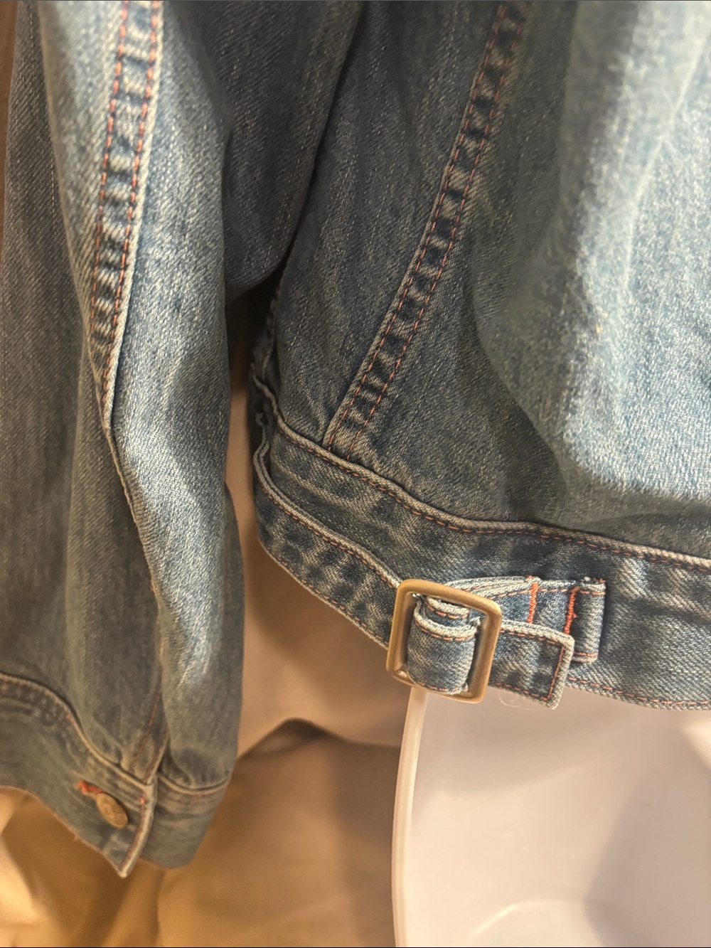 Madewell Western Edition Rare Crop Light Blue Denim Jacket - Picture 8 of 9